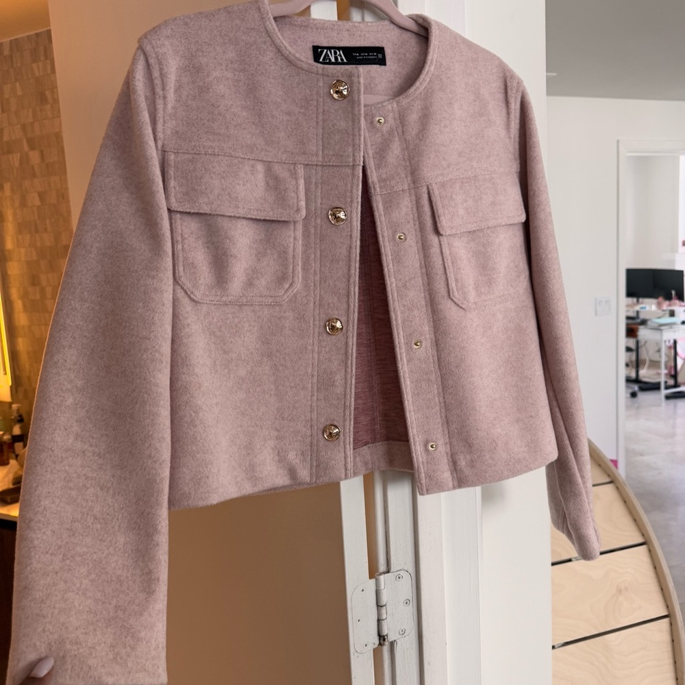 🩷 PINK CROPPED JACKET 🩷